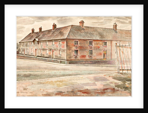 The Almshouses, Newcastle-under-Lyme by Rothenstein