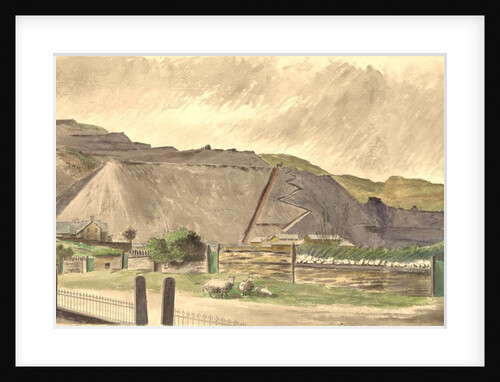 The Oakley Slate Quarry at Blaenau Festiniog, Merionethshire by Frances Macdonald