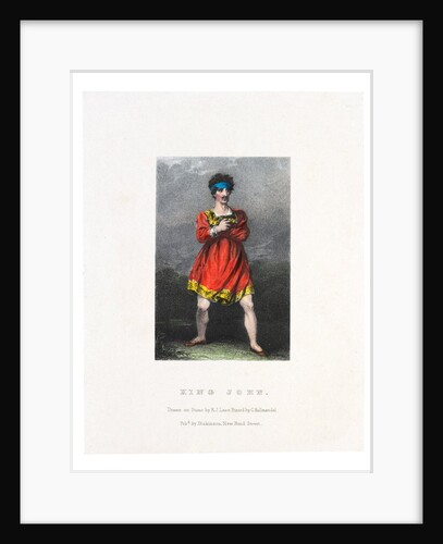 J.P. Kemble as King John by Anonymous