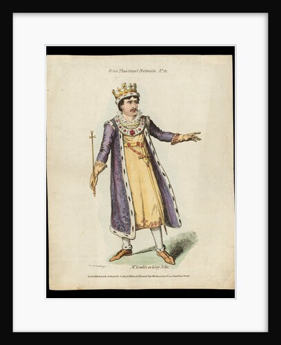John Kemble as King John by William West