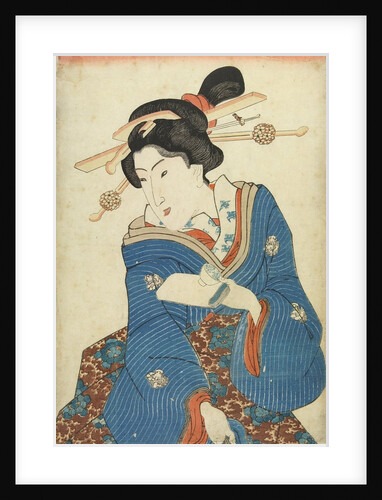 A girl standing by Utagawa Kunisada I
