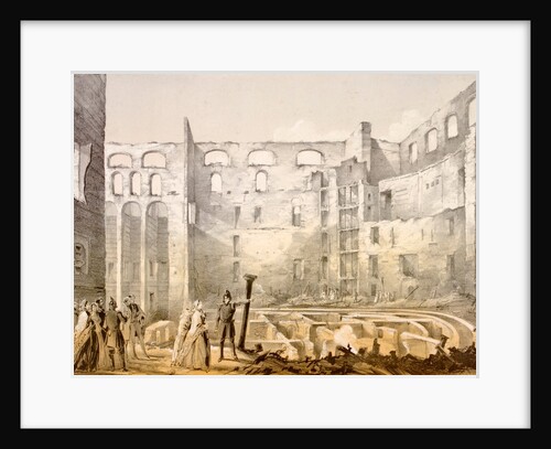 The Ruins of the Royal Italian Opera in Covent Garden by Unknown