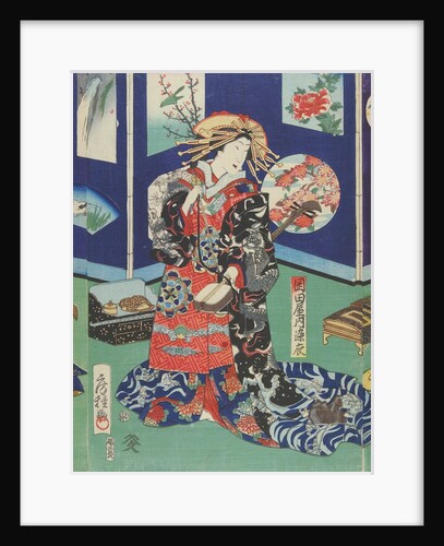 Seishi of the Kinpei Tea-house by Utagawa Fusatane