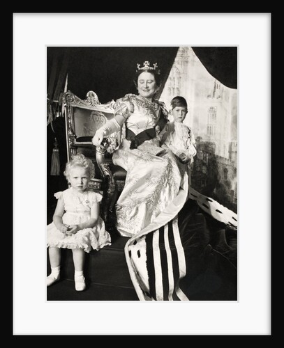 The Queen Mother, Prince Charles and Princess Anne by Cecil Beaton