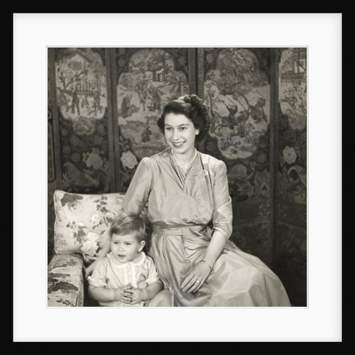 Princess Elizabeth and Prince Charles by Cecil Beaton