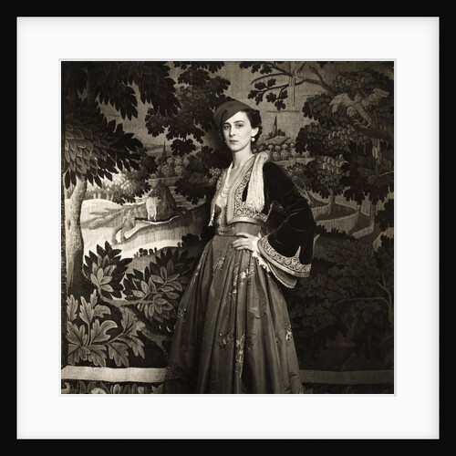 Princess Marina, Duchess of Kent wearing Greek national dress by Cecil Beaton