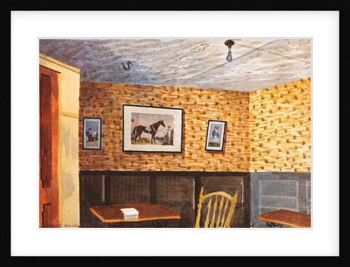 The Smoke Room, Ashopton Inn, Kenneth Rowntree by Kenneth Rowntree