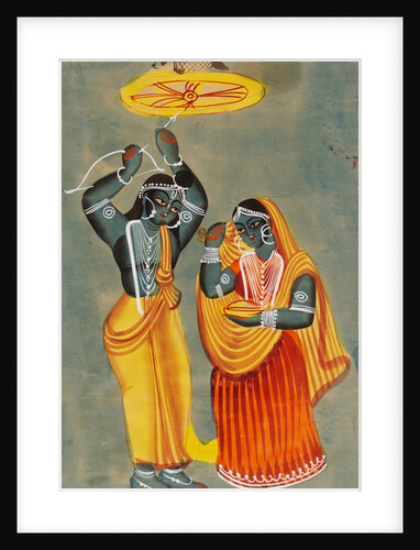 Arjuna and Draupadi by Unknown