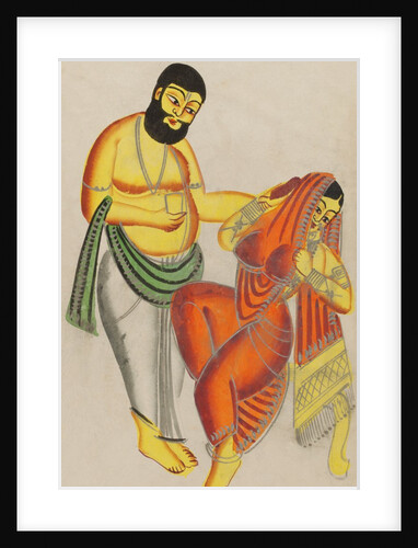 The Mahant Offers Child Birth Medicine to Elokeshi by Unknown
