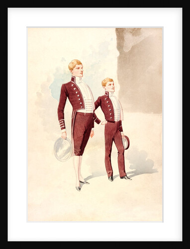 Waiter costume design by Attilio Comelli