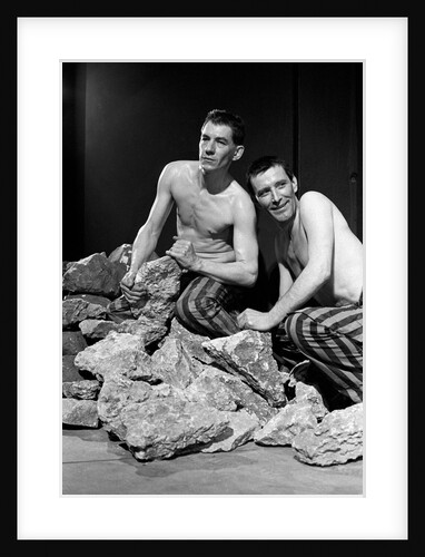 Ian McKellen and Tom Bell in Martin Sherman's Bent at the Royal Court Theatre by Douglas H. Jeffery