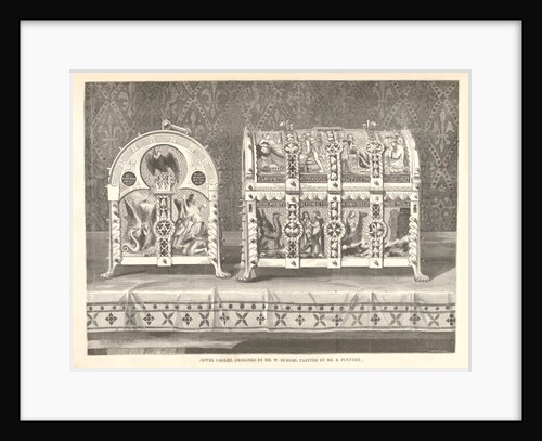 Illustration of a jewel casket by Edward John Poynter
