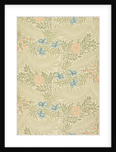 Larkspur wallpaper by William Morris