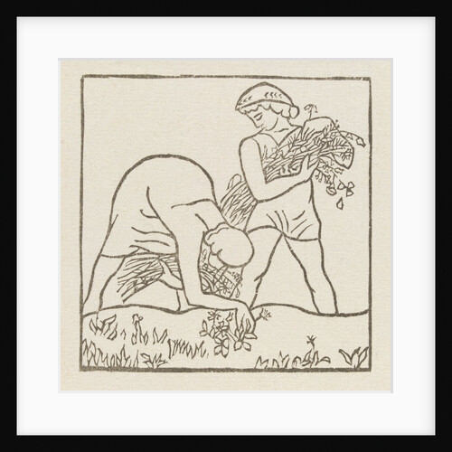 Harvesting flowers by Aristide Maillol