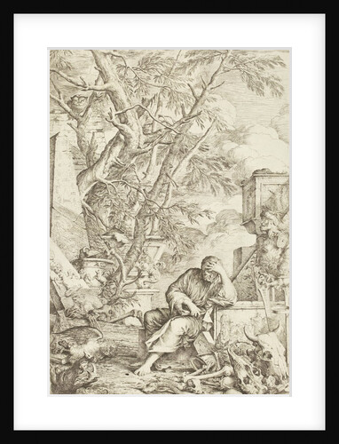 Democritus in Meditation by Salvator Rosa