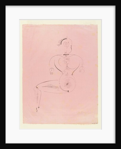 Figur von der Seite by Oskar Schlemmer