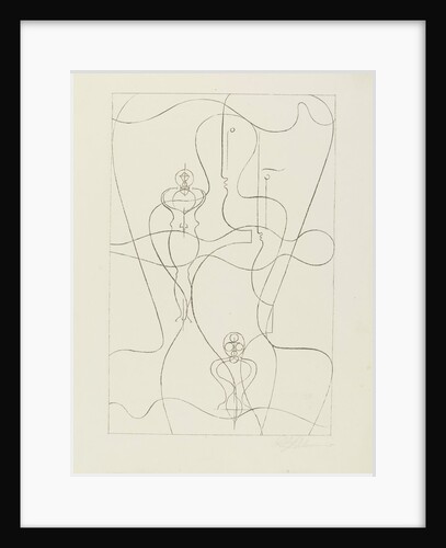 Figurenplan by Oskar Schlemmer