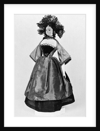 Doll costume representing a married woman from the Bern Canton by Unknown