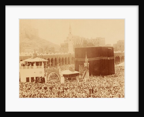 The Mosque at Mecca, the prayer around the Kaaba by Sadic Bey