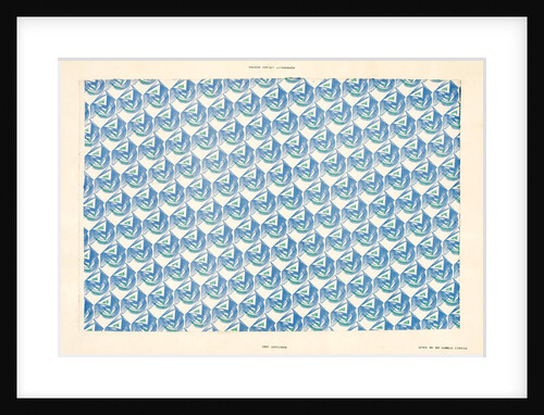 Pattern paper designed for the Curwen Press by Eric Ravilious