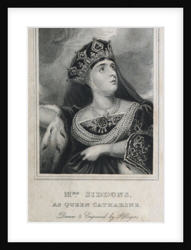 Sarah Siddons as Catherine of Aragon in Henry VIII by Anonymous