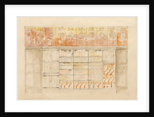 Side of Room With Bookcase by Charles Robert Ashbee