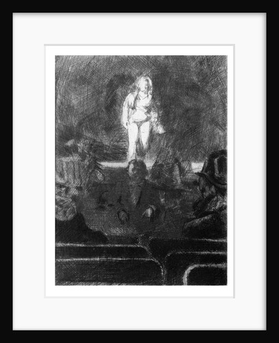 Emily Lyndale as Sinbad The Sailor, with Tom Tinsley in the chair at Gatti's by Walter Richard Sickert