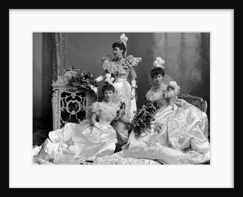 Lady Belhaven and Stenton with her daughters by Lafayette Portrait Studios