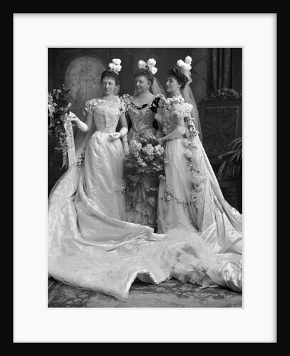 Lady Darell, her daughter Miss Dorothy Darell and Mrs. Howard C. Jobson by Lafayette Portrait Studios