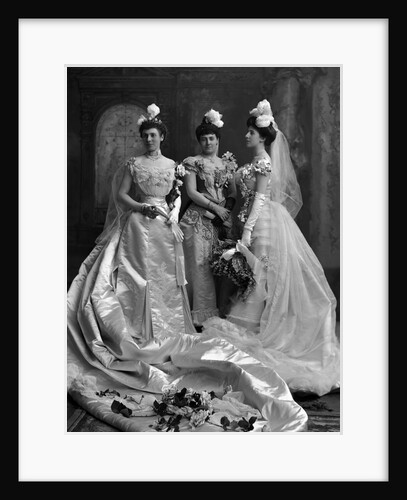 Lady Salusbury-Trelawny and her daughters by Lafayette Portrait Studios