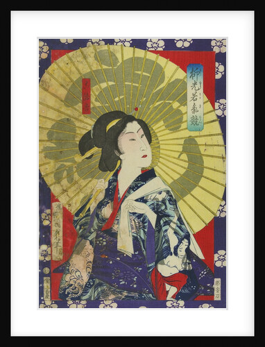 Portrait of a woman by Toyohara Kunichika