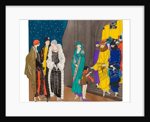 Fashion plate depicting elegant styles of clothing by Anonymous