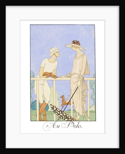 Au Polo by Georges Barbier