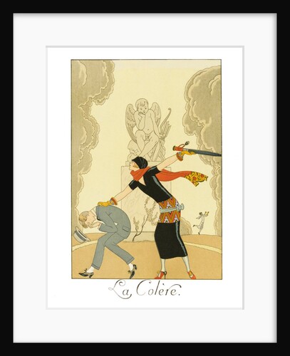 La Colre by Georges Barbier