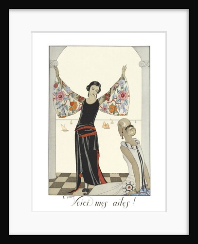 Voici mes ailes! by Georges Barbier