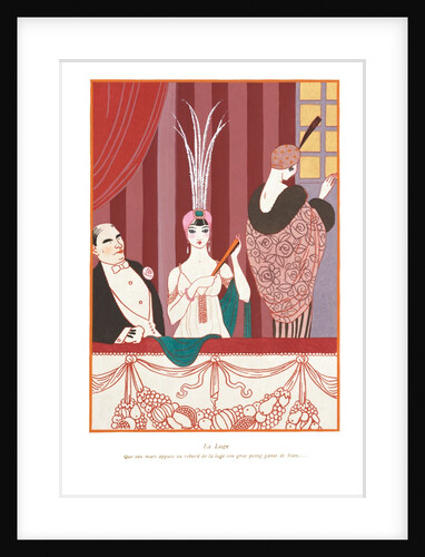 La Loge by Georges Barbier
