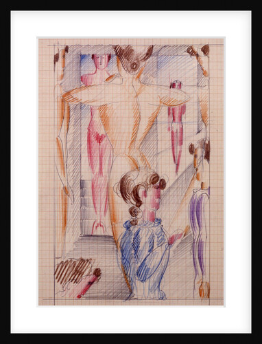 Eingang Zum Stadion by Oskar Schlemmer
