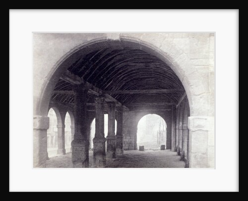 An arched and columnaded building in Chipping Campden, Gloucestershire by Anonymous