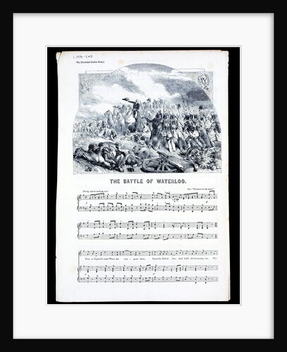Lyrics and sheet music for The Battle Of Waterloo by Anonymous