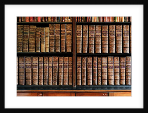Shelves of books, The National Art Library at the Victoria and Albert Museum by Anonymous