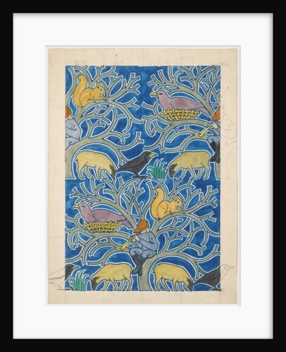 Design showing animals by Charles Francis Annesley Voysey