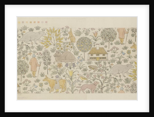 Design for The Farmyard by Charles Francis Annesley Voysey