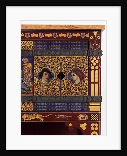 James McNeill Whistler and unknown woman on the Wines and Beers Sideboard by Harland and Fisher