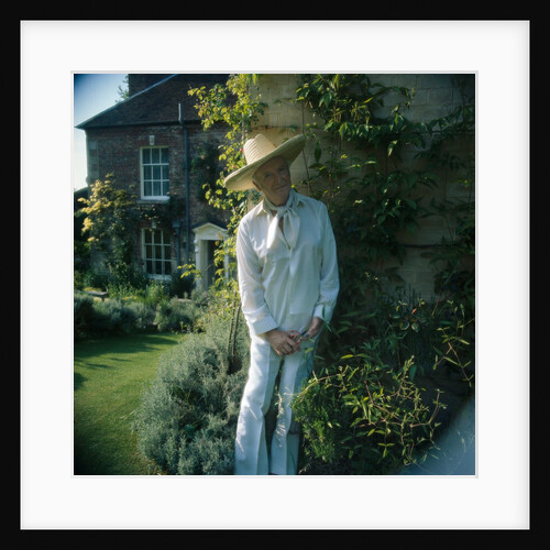 Sir Cecil Beaton in the garden of his home by Anthony Crickmay