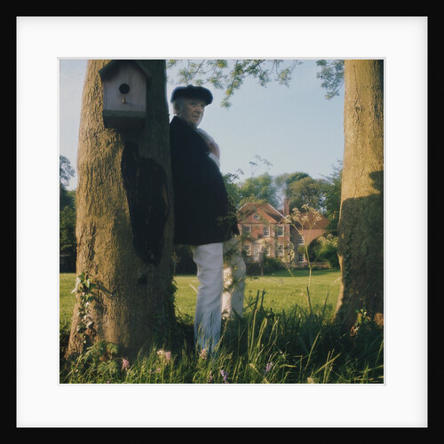 Sir Cecil Beaton in the garden of his home by Anthony Crickmay