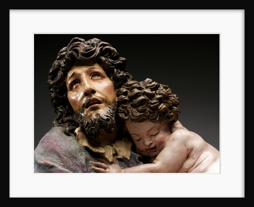 St. Joseph with the Christ Child, detail by José Risue–o