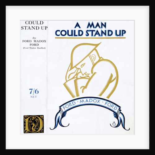 A Man Could Stand Up, book jacket by Anonymous