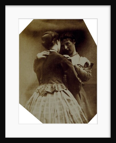 Isabella Grace and Clementina Maude in an embrace by Lady Clementina Hawarden