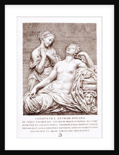 The Death of Cleopatra or Cleopatra Animam Efflans by Giovanni Battista Cipriani