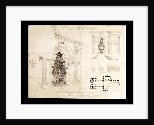 Sketch designs for the proposed monument to the memory of the Duke of Wellington by Alfred George Stevens